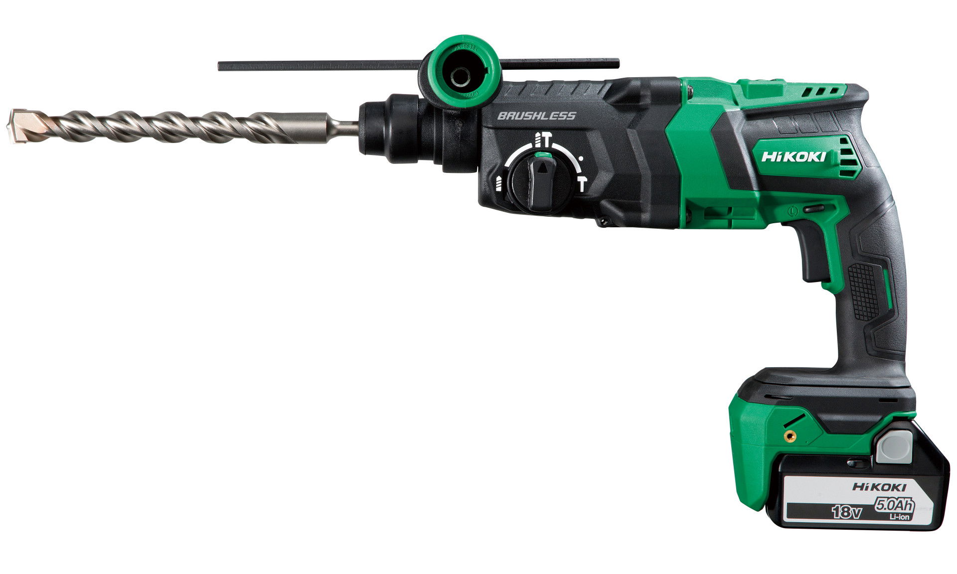 HiKoki DH18DPCWPZ akkus SDS-plus fúró-vésőkalapács (2 x 5.0 Ah Li-ion akkuval, Hitbox kofferben) termék fő termékképe