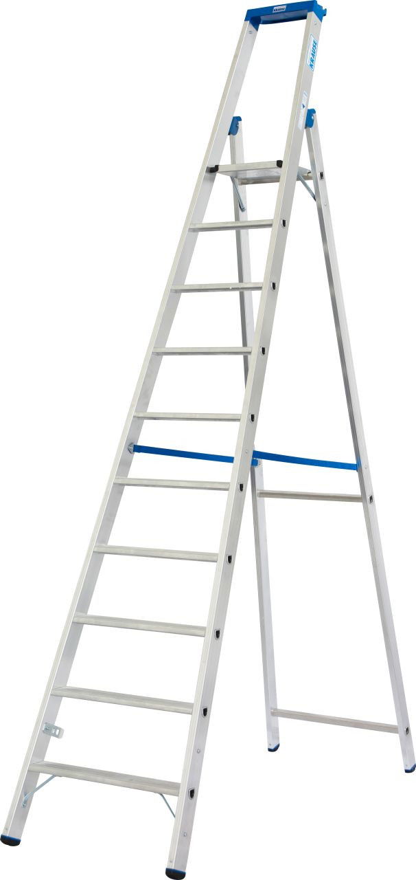 Krause STABILO Professional egy oldalon járható lépcsőfokos állólétra, 10 fokos termék fő termékképe