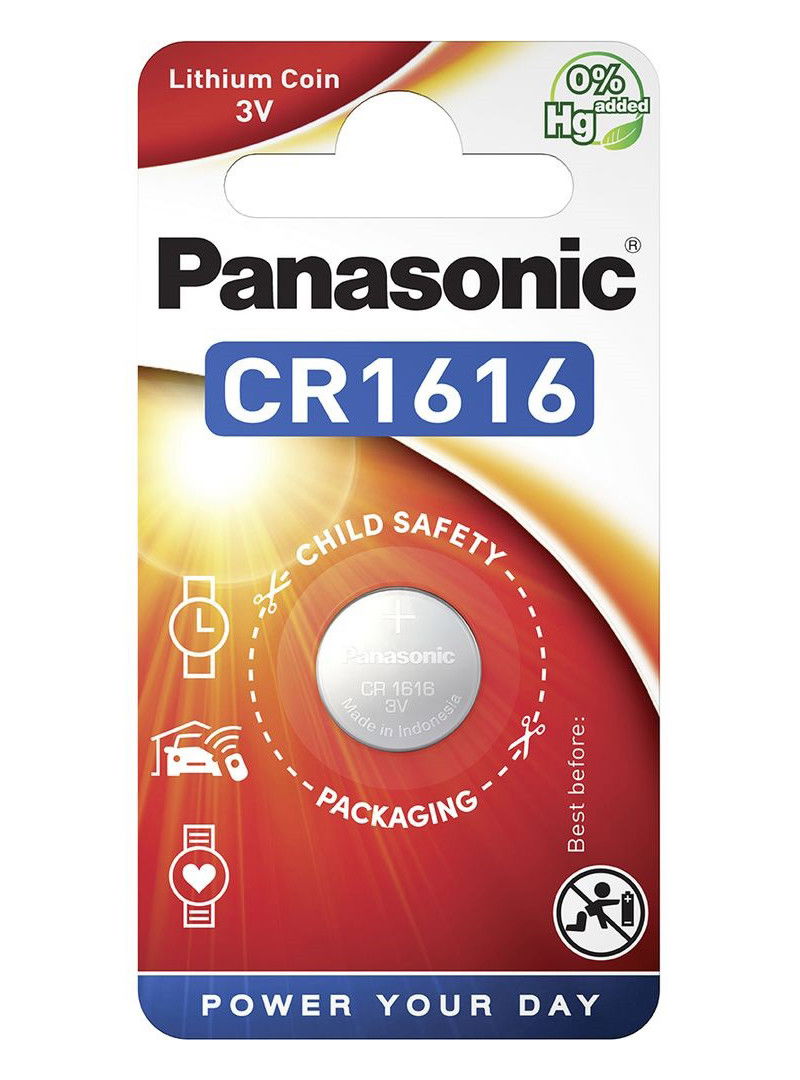 Panasonic CR1616 3V lítium gombelem, 1 db/bliszter termék fő termékképe