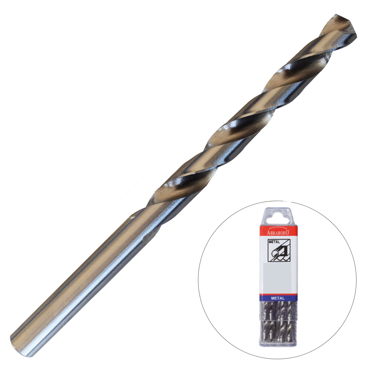 Abraboro 9.5 x 125 / 81 mm HSS-GS fémfúró X-Pack, 10 db/csomag termék fő termékképe