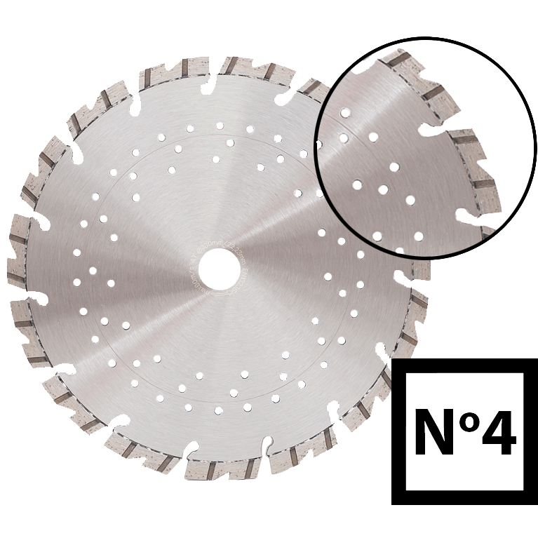 Abraboro 150 x 22.23 mm No.4 gyémánttárcsa termék fő termékképe