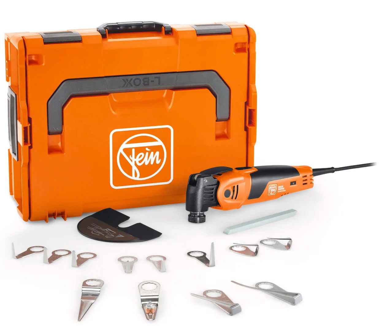 Fein MultiMaster MM 700 1.7 Q Autoglas oszcilláló szerszám szett szélvédők kivágására és karosszériás munkákhoz (L-BOXX-ban) termék fő termékképe