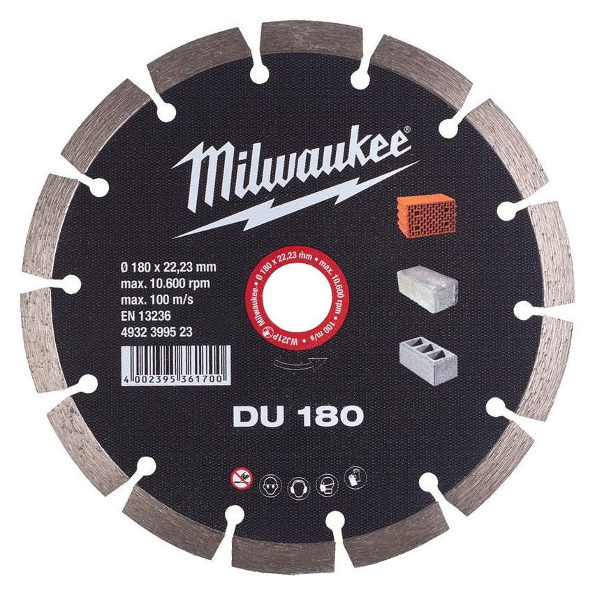 Milwaukee DU gyémánt vágótárcsa, Ø180 mm termék fő termékképe