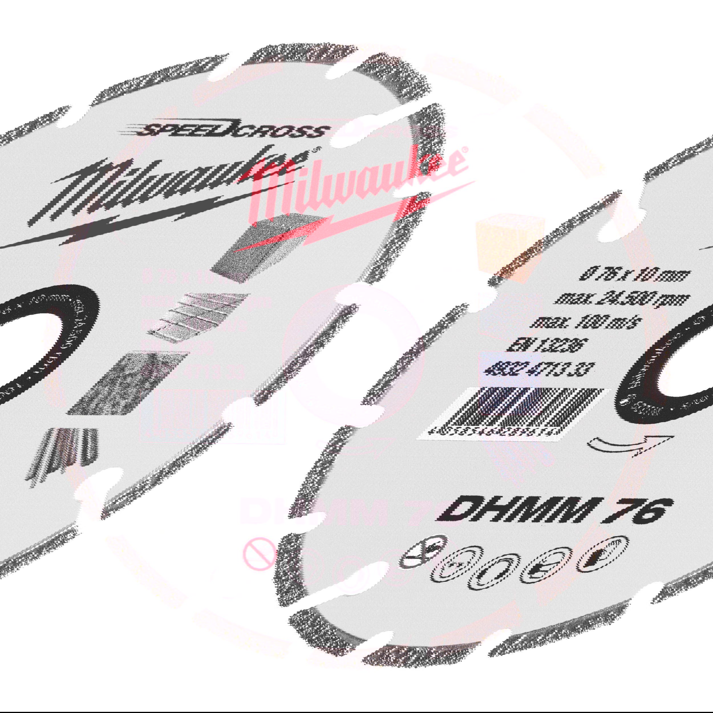 Milwaukee Speedcross DHMM gyémánt vágótárcsa, Ø76 mm termék fő termékképe