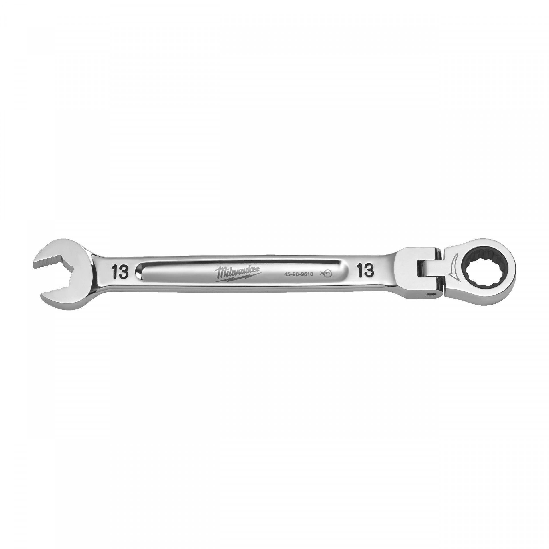 Milwaukee MAX BITE™ csuklós fejű racsnis csillag-villáskulcs, 13 mm termék fő termékképe