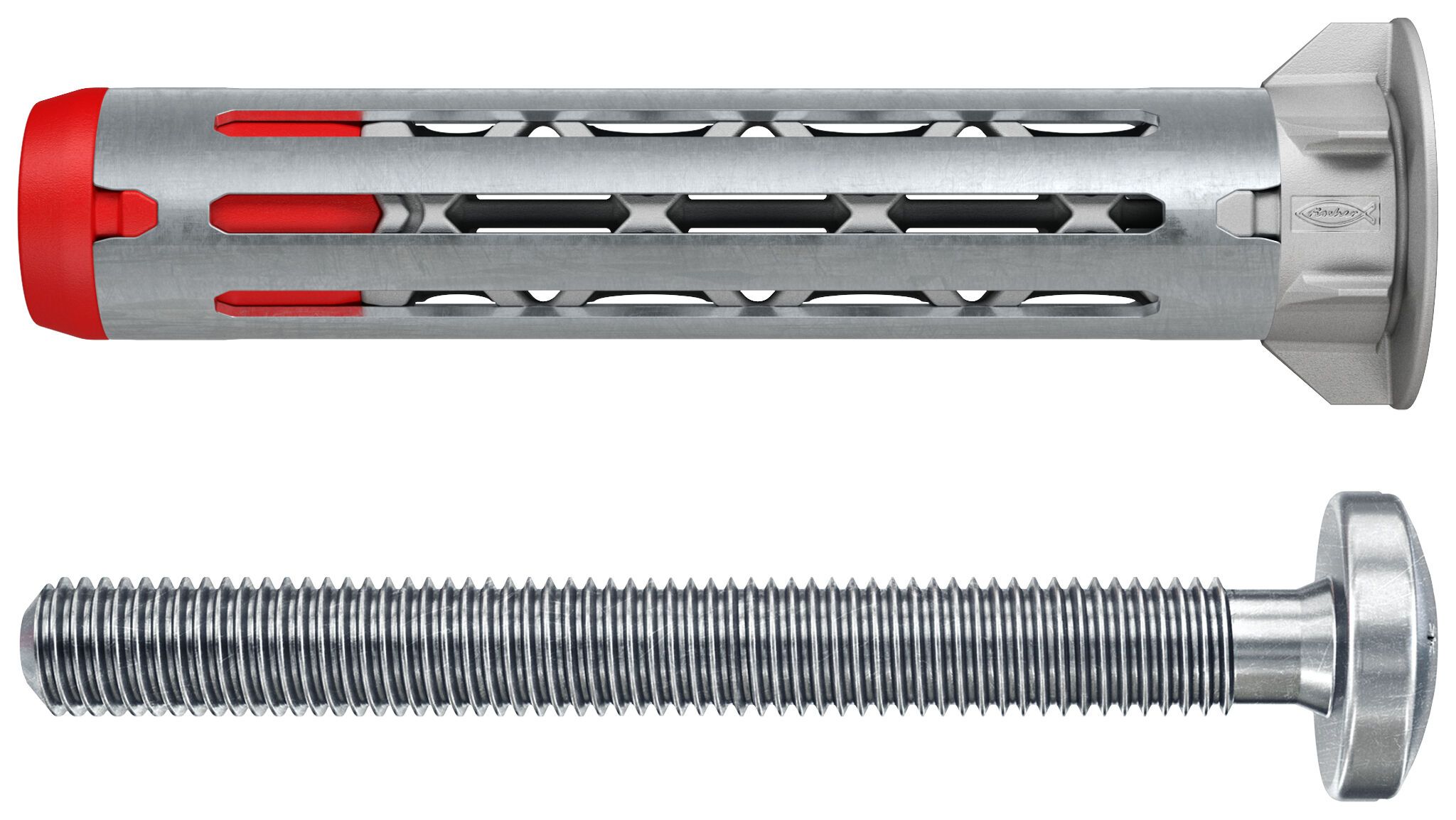 Fischer DuoHM 5 x 55 S PZ üreges fém-nylon dübel D-fejű csavarral, PZ behajtás, 25 db/csomag termék fő termékképe