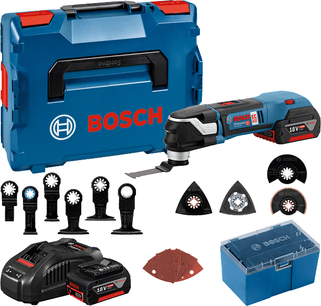 Bosch GOP 18V-28 akkus multifunkcionális gép (2 x 5.0 Ah Li-ion akkuval, L-BOXX-ban) termék fő termékképe